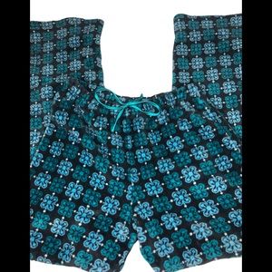 Noire pajama fleece pants